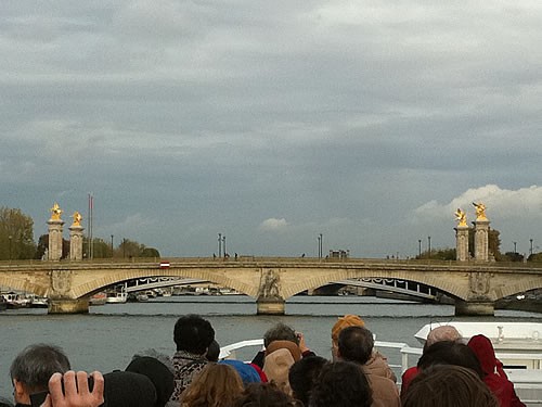 Along the Seine River in Paris